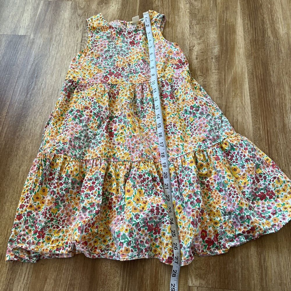 Crewcuts Girls' Floral Tiered Dress Size 8 Pink‎ Orange - Picture 7 of 7